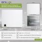 Preview: Enilux Infrarot-Heizpanel 1200W mit Raumthermostat